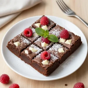 Best Chewy White Chocolate Chunk Brownies Recipe