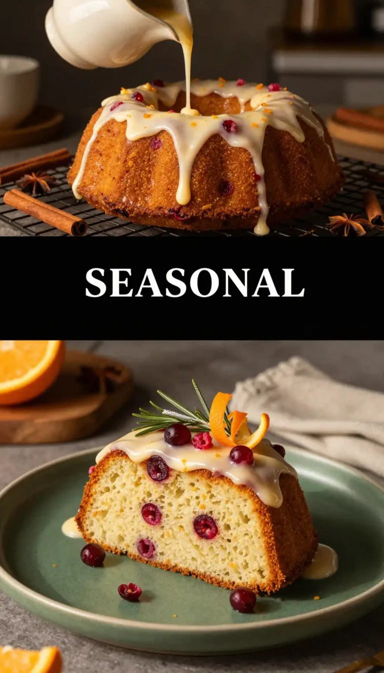 Winter Cranberry And Orange Spice Cake